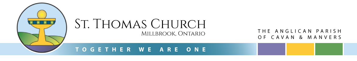 St Thomas's Anglican Church in Millbrook Ontario, Together we are one